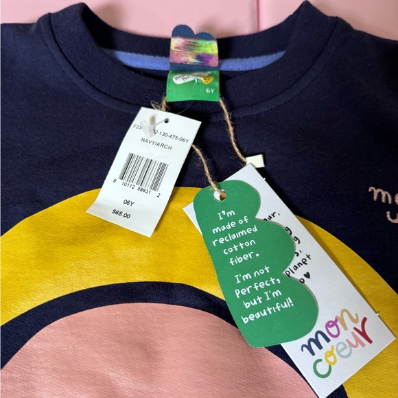 MonCoeur | NWT | Rainbow Kid Sweatshirt - Picture 2 of 3